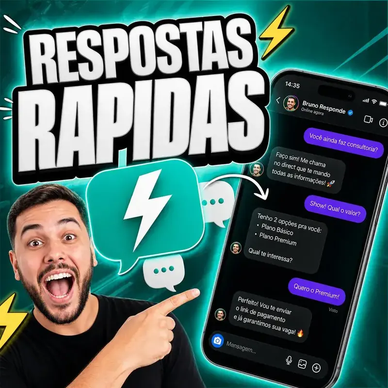 Como Configurar Respostas Rápidas Instagram