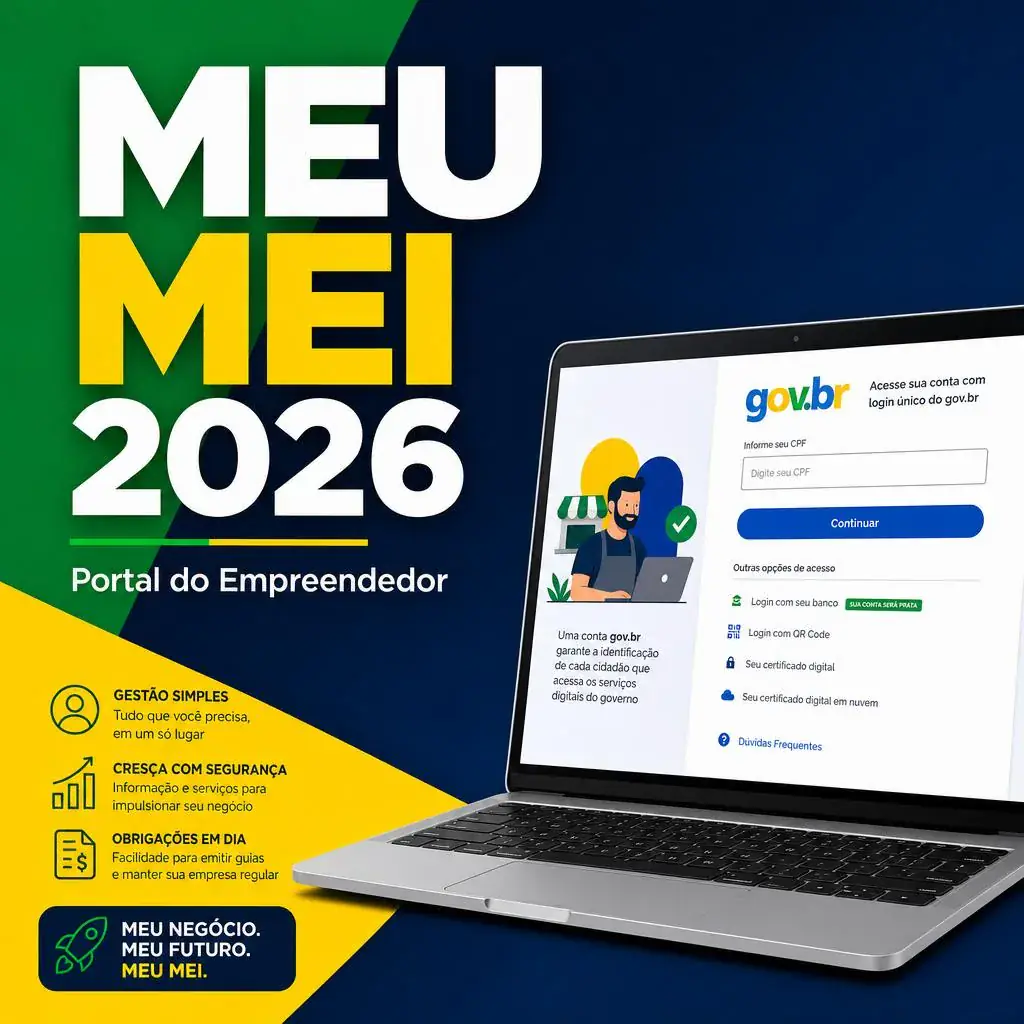 Meu MEI: como acessar o Portal do Empreendedor e entrar no gov.br em 2026