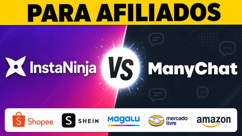 XP Chat vs ManyChat: qual é melhor para afiliados (Shopee, Mercado Livre, Shein, Magalu e Amazon)